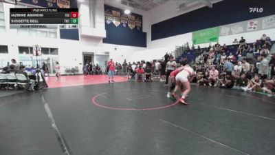 140 lbs Quarterfinal - Sussette Bell, Threshold Wrestling Club vs Jazmine Abanobi, Fullerton Red Hawks