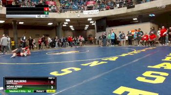 215 lbs Champ. Round 1 - Luke Malberg, Unattached vs Noah Kirby, Unattached