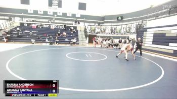 100 lbs Round 2 (4 Team) - Tayler Brown, Sisters On The Mat vs RonElle LaForge, Montana