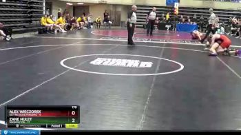 170 lbs Quarterfinals (8 Team) - Alex Wieczorek, GET-Melrose/Mindoro vs Zane Hulet, Washington