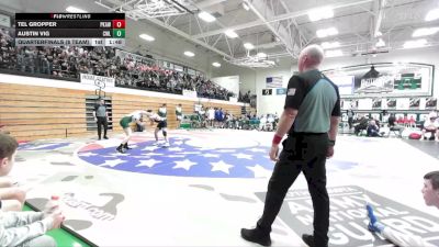 150 lbs Quarterfinals (8 Team) - Tel Gropper, Philip/Kadoka Area/Wall vs Austin Vig, Clark/Willow Lake