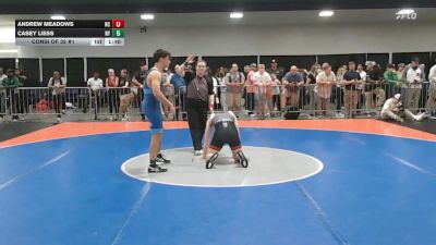 175 lbs Consi Of 32 #1 - Andrew Meadows, NC vs Casey Liess, NY