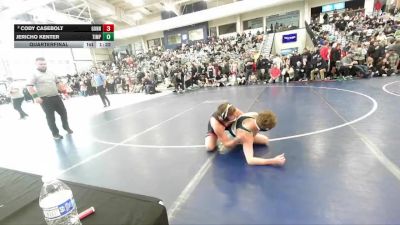 138 lbs Quarterfinal - Jericho Kenter, Timpanogos vs Cody Casebolt, Gunnison