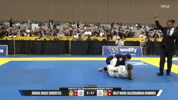 Riley Marie Kaleikaumaka Ramones vs Abigail Grace Gorostiza 2026 IBJJF Jiu-Jitsu CON International