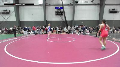 Junior Girls GR - 155 lbs 5th Place Match - Valeria Solorio Campos, OR vs Heather Byrne, ID