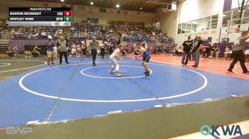 105 lbs Rr Rnd 1 - Boston McKnight, Stroud Youth Wrestling Club vs Whitley Winn, Mannford Pirate Youth Wrestling