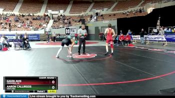 D1-132 lbs Champ. Round 1 - Aaron Callirgos, Highland vs Gavin Avis, Chaparral Hs