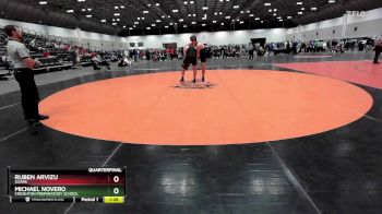 215 lbs Quarterfinal - Ruben Arvizu, Ozark vs Michael Novero, Creighton Preparatory School