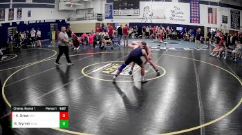 160 lbs Champ. Round 1 - Konrad Drew, Commodore Perry Hs vs Brycen Wymer, Summit Academy