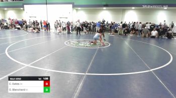 126 lbs Consi Of 32 #1 - Clay Gates, OK vs Ostin Blanchard, WI