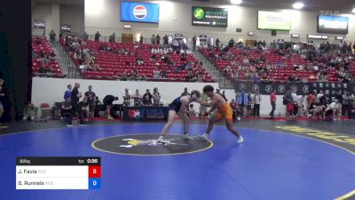 92 kg Rnd Of 64 - Joseph Favia, Fitz Wrestling Academy vs Gage Runnels, Interior Grappling Academy