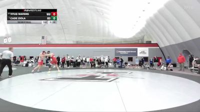 285 lbs Semifinal - Cade Ziola, Nebraska vs Titus Waters, Wabash