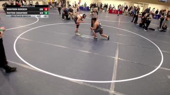 16U - 285 lbs 3rd Place Match - Xzavier Mares, Willmar Cardinals vs Jake Simpkins, White Bear Lake Wrestling
