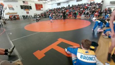 118-121 lbs Round 3 - Brooks Phillips, Sheridan Junior High School vs Silas Mickleson, Cody Middle School