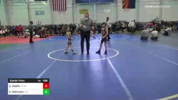 50 lbs Quarterfinal - Quinn Keefer, Pomona Elite vs Kyler Robinson, Trailblazers WC