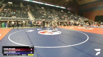 53 lbs Semifinal - Kade Walker, Diamondville Wrestling Club vs Nash Bowker, Thermopolis Wrestling Club