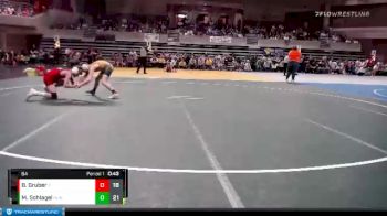 84 lbs Quarterfinals (8 Team) - Max Schlagel, HLWW vs Brecken Gruber, Pierz