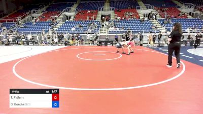 144 lbs Cons 32 #1 - Tommy Fidler, IL vs David A. Burchett, CO