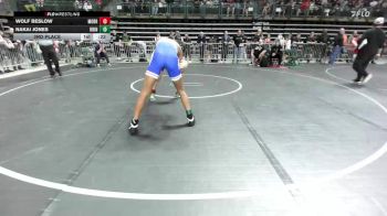 144 lbs 3rd Place - Wolf Beslow, Morristown vs Nakai Jones, Rhino Wrestling