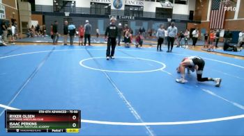 75-80 lbs Round 1 - Ryker Olsen, Northside Wrestling Club vs Isaac Perkins, Sanderson Wrestling Academy