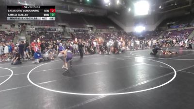 77.6-79.6 lbs Champ. Round 1 - Amelia Guillen, Wrecking Crew Wrestling Club vs Salvatore Verderaime, High Elevation Wrestling Club
