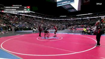 157-3A Champ. Round 1 - Joshua Washburn, La Junta vs Ashtyn Meeks, Fort Morgan