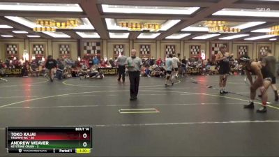 180 lbs Round 5 (6 Team) - Toko Kajai, Triumph WC vs ANDREW WEAVER, Keystone Crush