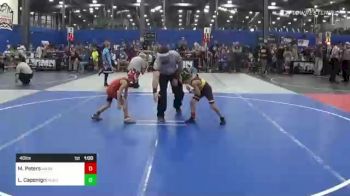 46 lbs Quarterfinal - Madden Peters, Wabasso vs Lorenzo Caponigri, Headlock