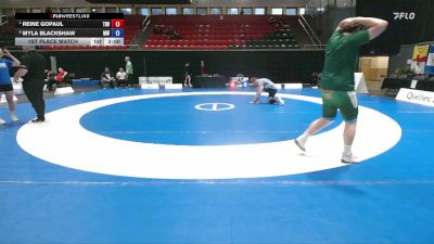 WW 57kg 1st Place Match - Reine Gopaul, Team Impact WC vs Myla Blackshaw, Matmen WC