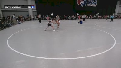 130 lbs Cons. Sub-rd Of 32 - Olivia Olive, Ohio vs Sawyer Waltemath, 308 Wrestling Academy
