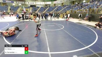 126 lbs Round Of 32 - Wyatt Weiss, Team Braves vs Niko Fernandez, La Gente