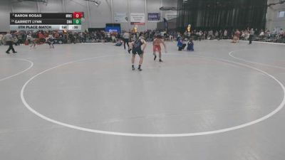 157 lbs 5th Place Match - Garrett Lynn, Shelton Wrestling Academy vs Baron Rosas, Maize Wrestling Club
