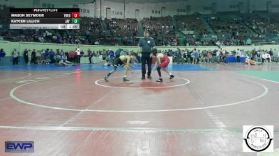 72 lbs Consi Of 8 #2 - Mason Seymour, Yukon vs Kaycen Lillich, Jay Junior High