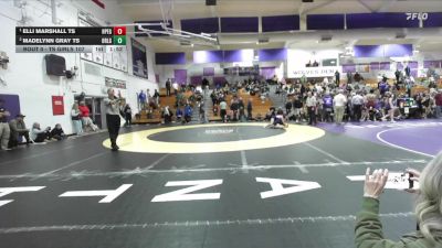 TS Girls 107 lbs 1st Place Match - Elli Marshall TS, Hope Girls vs Madelynn Gray TS, Orland Girls