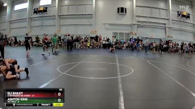 92 lbs Round 3 (8 Team) - Ashton King, WV Wild vs Eli Bailey, Contenders WA Green