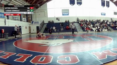 133 lbs Semifinal - Logan Connolly, St. Vincent College vs Leyton Zacherl, Thiel College