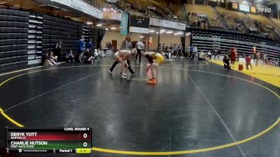 157 lbs Cons. Round 4 - Deryk Yott, Barton CC vs Charlie Hutson, Fort Hays State