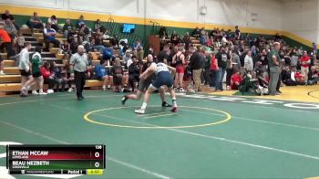 138 lbs Cons. Round 2 - BEAU NEZBETH, LOUISVILLE vs Ethan McCaw, LOVELAND