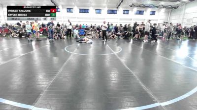 76 lbs Round Robin 3 - Caiden Whitmore, Revival Pink-EL vs Bret Relyea Jr., Brawler Elite-EL