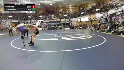 150 lbs Cons. Round 2 - Justin Patz, McLouth Hs vs Bo Kyler, Ellsworth Hs