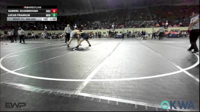 285 lbs Final - Gabriel Scarbrough, Checotah Matcats vs Lucas Franklin, Madill Takedown