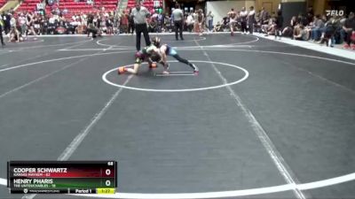 68 lbs Round 2 (6 Team) - Cooper Schwartz, Kansas Mayhem vs Henry Pharis, The Untouchables