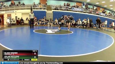 95 lbs Round 2 (4 Team) - Dylan McClean, Franklin Community vs Blake Weimer, Noblesville