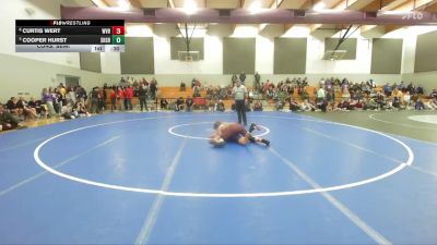 Boys 122 lbs Cons. Semi - Cooper Hurst, Shasta Boys vs Curtis Wert, West Valley Boys