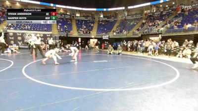 94 lbs Semifinal - Vivian Anderson, Mt. Lebanon vs Harper Boyd, Northern Bedford