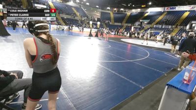 100 lbs Consi Of 4 - Kylah Bragan, Whittier vs Alanys Maldanado, Putnam