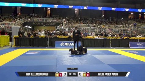 Amerie Pasion Atalig vs Lyla Belle Mccullough 2025 Pan Kids Jiu-Jitsu IBJJF Championship