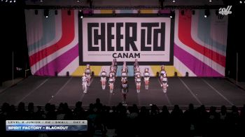 Spirit Factory - Blackout [2026 L2 Junior - D2 - Small Day 2] 2026 CANAM Grand Nationals