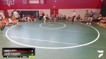 118 lbs Round 5 (6 Team) - Jarrett Patty, Chickasha vs Carter Foglesong, Southwest MO Stingers