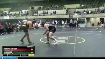 285 lbs Semis & 1st Wrestleback (8 Team) - Adrian Kruger, Marshfield vs Aiden Lee, Bettendorf